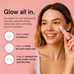 grace & stella Eye Serum Roller with Rose Quartz Rollerball - Hyaluronic Acid & Caffeine Under Eye Cream for Dark Circles & Puffiness - Airplane Travel Essentials - Vegan Skincare (15ml / 0.51floz) 🍁 All In One Marketplace Canada