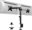 VIVO Dual Monitor Desk Mount, Holds 2 Computer Screens up to 30 inches and 22lbs Each, Heavy Duty Fully Adjustable Steel Stand with C-Clamp and Grommet, Black, STAND-V002 🍁 All In One Marketplace Canada