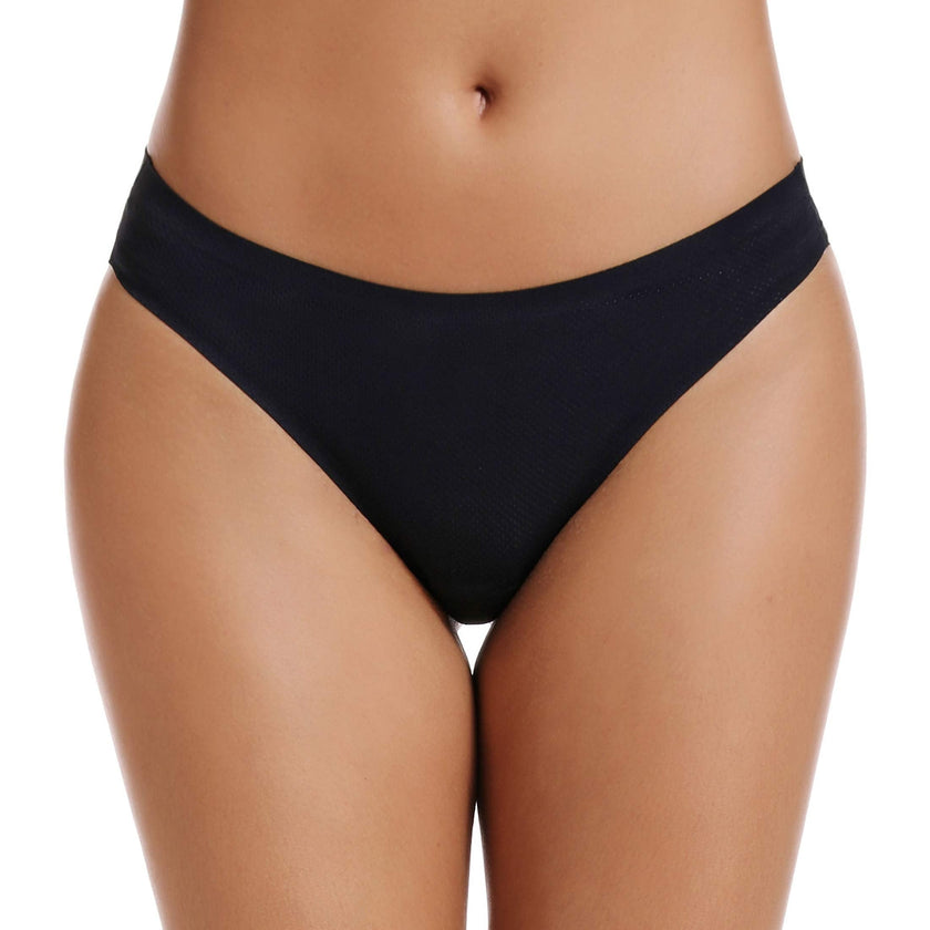 VOENXE Seamless Women Underwear Thongs,No Show Ladies Panties,Breathable Active Sports Thong,Invisible Workout Undies 5 Pack 🍁 All In One Marketplace Canada