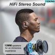 Wireless Earbuds, Bluetooth 5.3 Headphones with HiFi Stereo Sound,40H Playtime with LED Power Display Charging Case, IPx7 Waterproof in-Ear Earphone with Mic for Phone Computer Laptop,Black 🍁 All In One Marketplace Canada