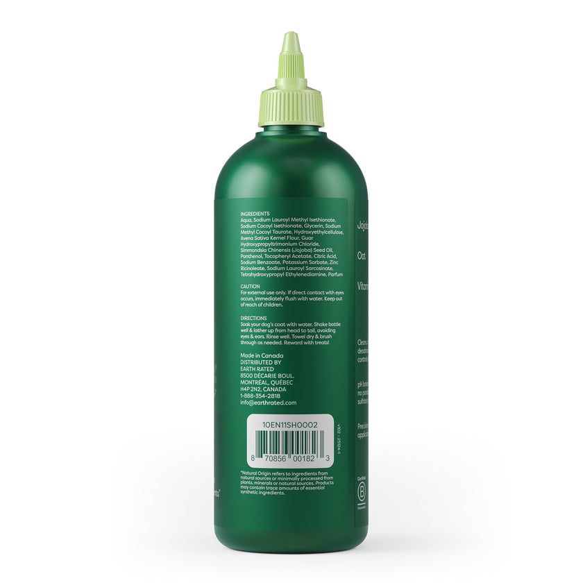 Earth Rated (A Canadian Company), 3-in-1 Detangling Dog Shampoo and Conditioner, Deodorizing Oatmeal Shampoos for Dogs and Puppies, Great for Smelly Pets, White Tea and Basil Scent, 473 ml 🍁 All In One Marketplace Canada