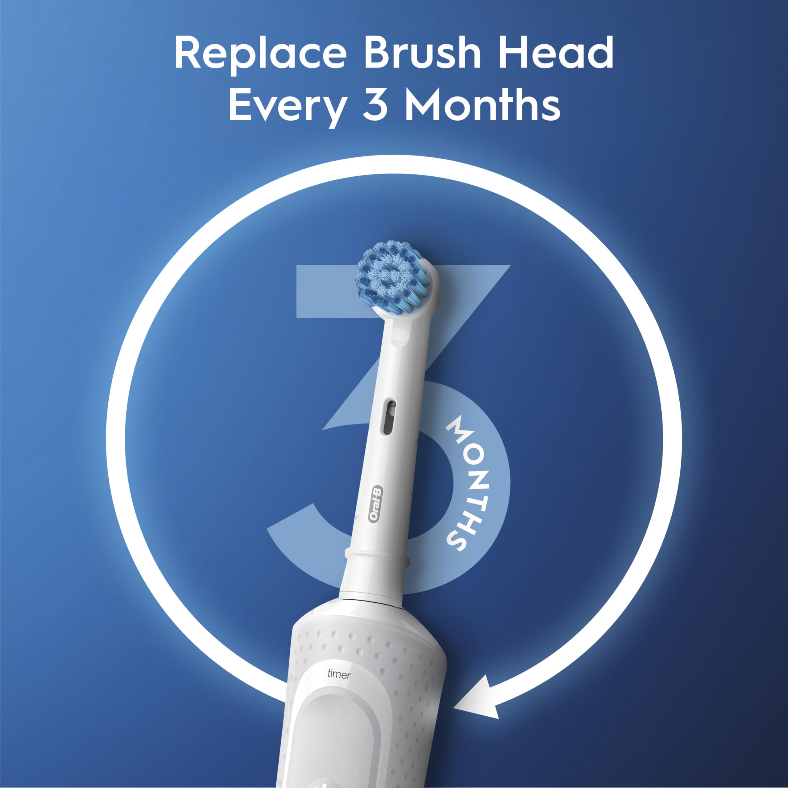 Oral-B Pro 300 Sensitive Clean Vitality Electric Toothbrush with (1) Brush Head, Rechargeable, White 🍁 All In One Marketplace Canada