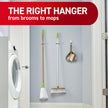 Command Broom and Mop Grippers, 3 Hangers and 6 Command Strips, Damage Free Hanging Wall Mount Broom and Mop Holder, Household Cleaning Organizer for Christmas Decorations, Holds up to 4 lb 🍁 All In One Marketplace Canada