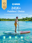 Niphean Inflatable Stand Up Paddle Board with SUP Accessories, 10'6'' All-Round Inflatable SUP, Anti-Slip EVA Deck, Inflatable Paddle Board for Adults & Youth 🍁 All In One Marketplace Canada