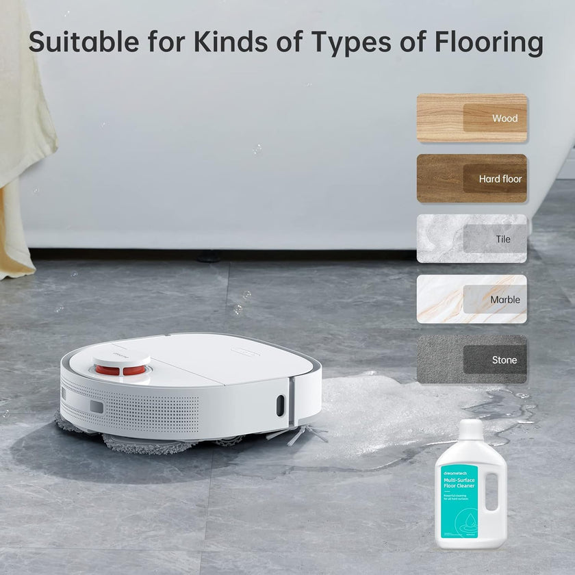 DREAME Floor Cleaning Solution Compatible with Aqua10-Series/X-Series/L-Series Robot Vacuum and Mop (33.81 Fl Oz) 🍁 All In One Marketplace Canada