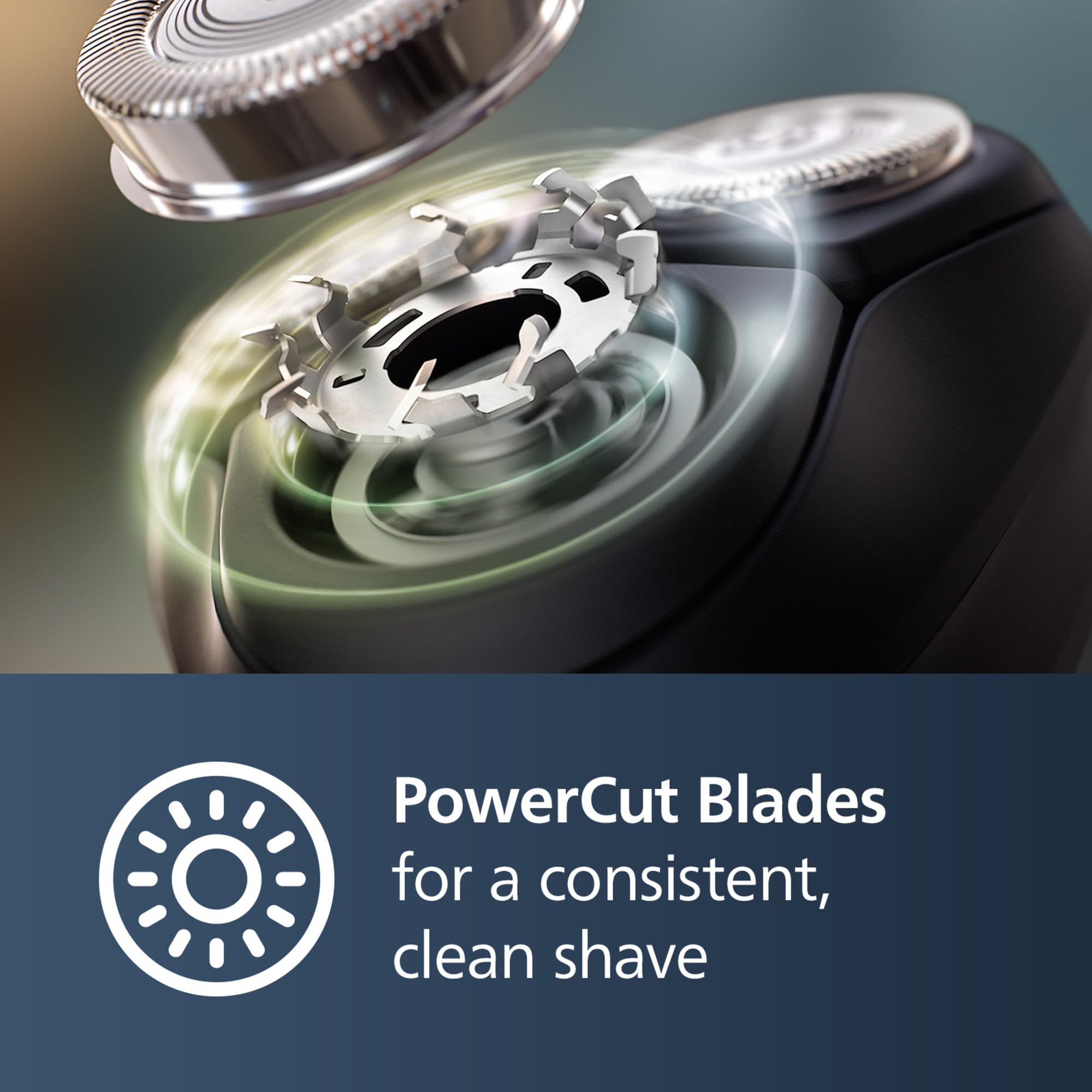 Philips Shaver 3000X Series, Wet and Dry Electric Shaver, SkinProtect Technology, Pop-up Trimmer, P-cap, Dark Forest Green, Model X3002/00 🍁 All In One Marketplace Canada