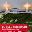 Command Outdoor Light Clips, Damage Free Hanging Outdoor Light Clips with Adhesive Strips, No Tools Wall Clips for Hanging Outdoor Lights and Cables, 20 Clear Clips and 24 Command Strips 🍁 All In One Marketplace Canada