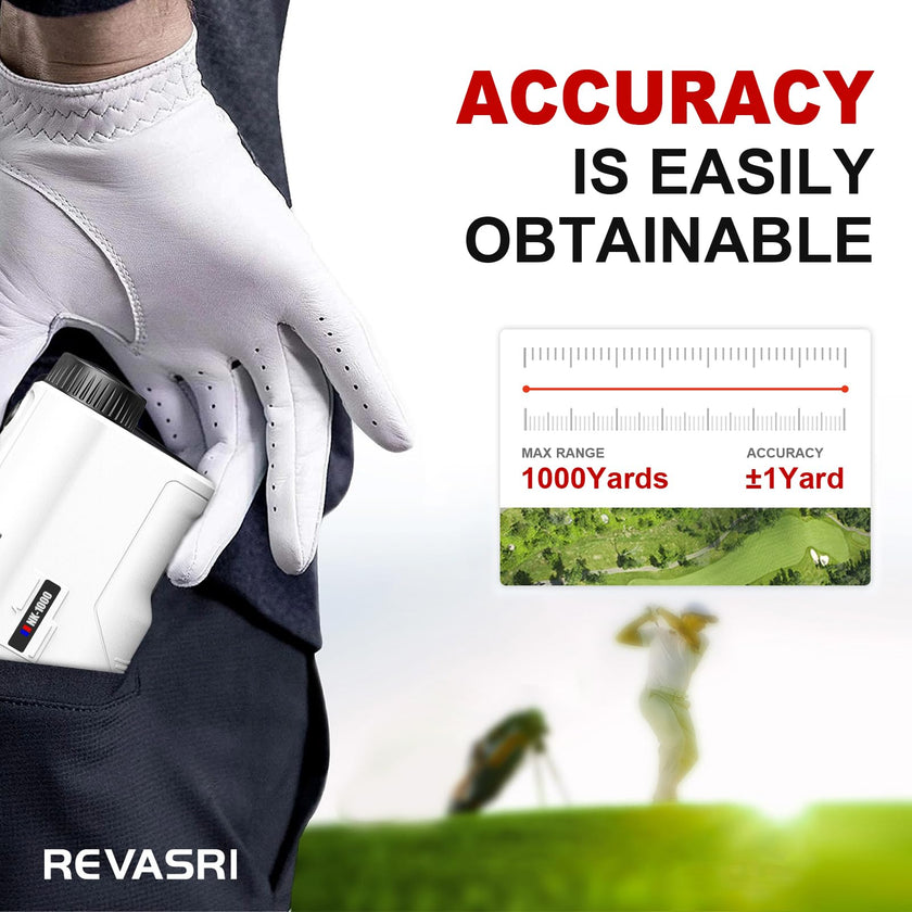 REVASRI Golf Rangefinder with Slope and Pin Lock Vibration, External Slope Switch for Golf Tournament Legal, Rangefinders with Rechargeable Battery 1000YDS Laser Range Finder 🍁 All In One Marketplace Canada