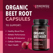 Organic Beetroot Capsules 1400MG | Potent Nitric Oxide for Healthy Blood Flow Support & Energy | 700MG Beetroot Powder Per Capsule | Nitric Oxide Supplements for Men & Women | Made in Canada | 120 Ct 🍁 All In One Marketplace Canada