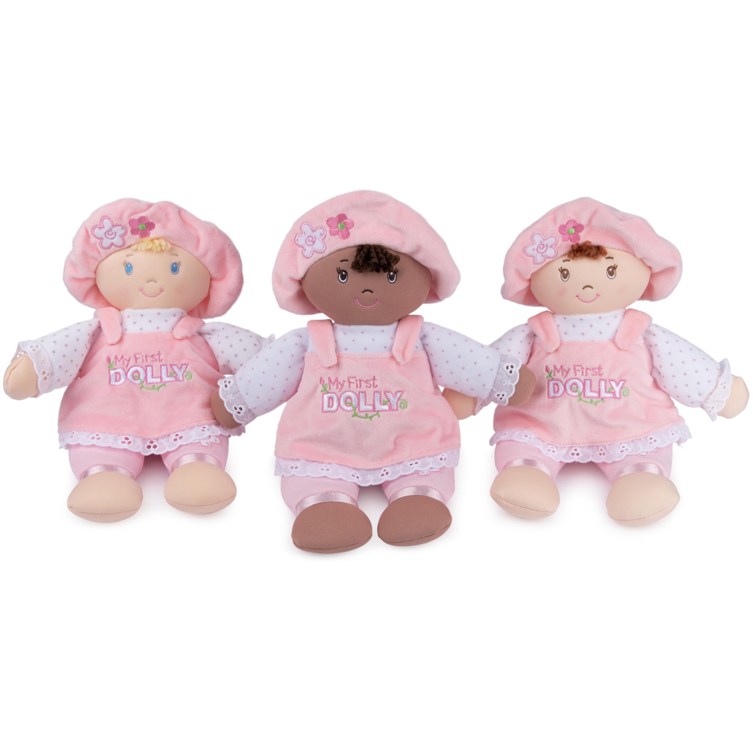 GUND Baby My First Dolly, Plush Doll for Babies and Toddlers, Pink/White, 13” 🍁 All In One Marketplace Canada