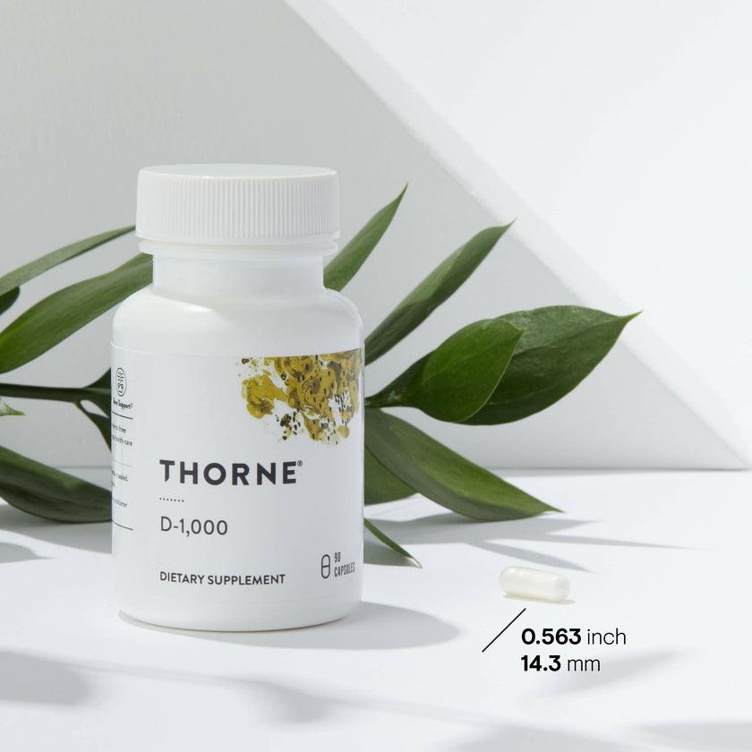 Thorne Vitamin D-1000 - Vitamin D3 Supplement (1,000 IU) for Healthy Bones and Muscles - 90 Capsules 🍁 All In One Marketplace Canada