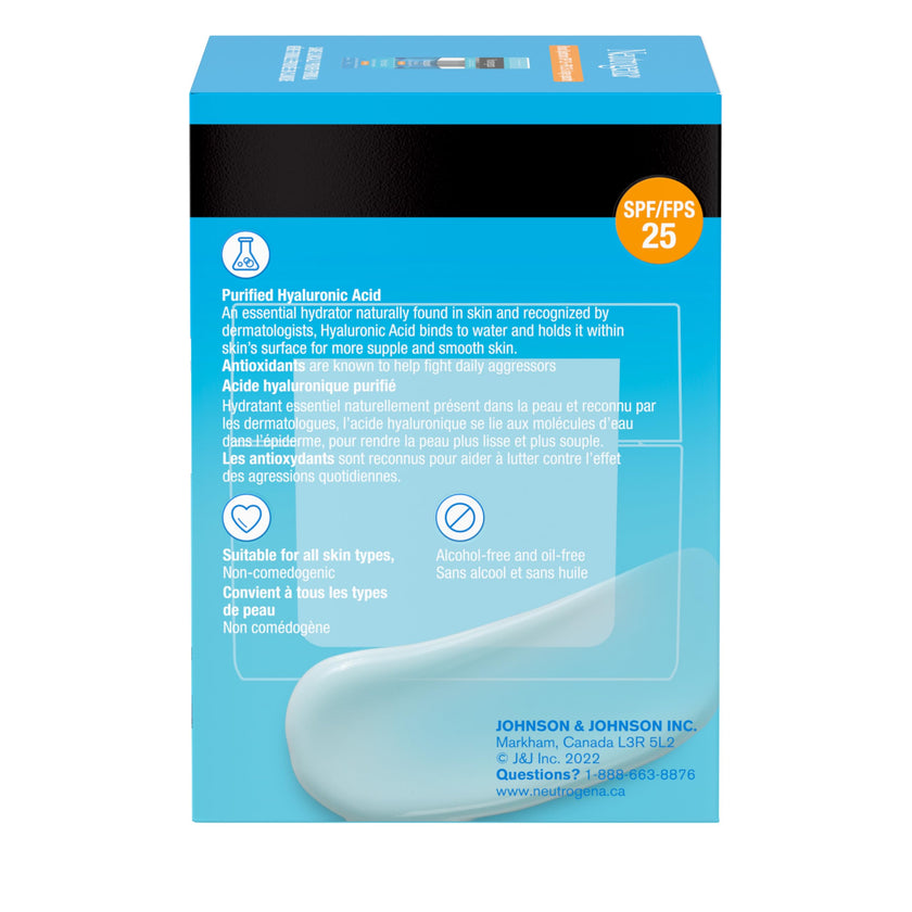 Neutrogena Hydro Boost Gel Cream Face Moisturizer with Sunscreen SPF – Hyaluronic Acid for Hydrated Skin – Fast Absorbing, Oil-Free, Non-Comedogenic 47mL 🍁 All In One Marketplace Canada