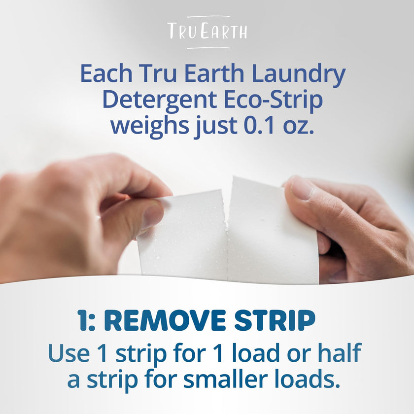 Tru Earth Platinum - Heavy Duty Laundry Detergent Sheets - Up to 128 Loads (64 Sheets), Fragrance Free - Ultra-Concentrated - Eco-Friendly Laundry Sheets 🍁 All In One Marketplace Canada