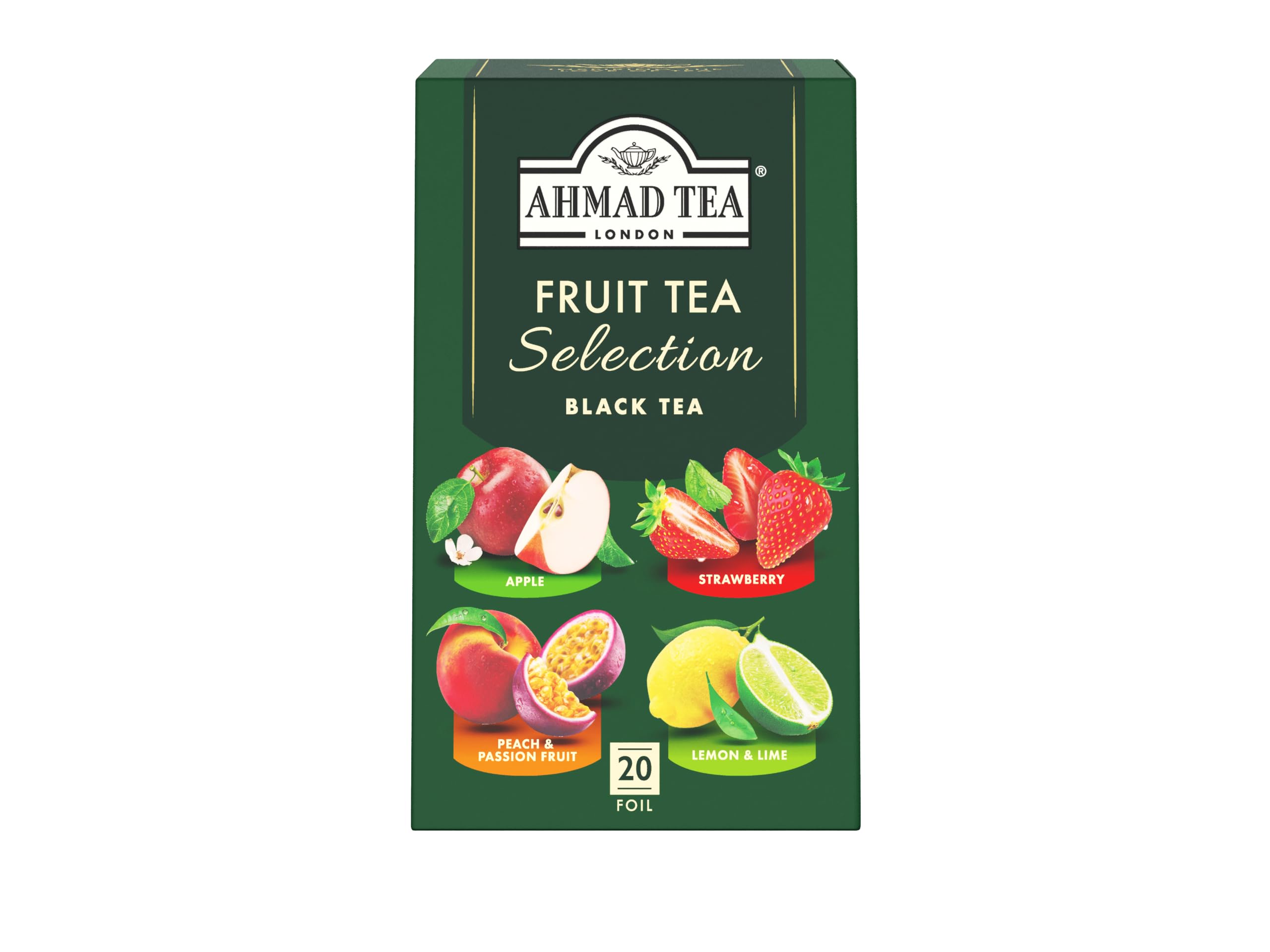 Ahmad Tea Variety Gift Box, 60 Foil Enveloped Teabags, Twelve Teas, 1 Count 🍁 All In One Marketplace Canada