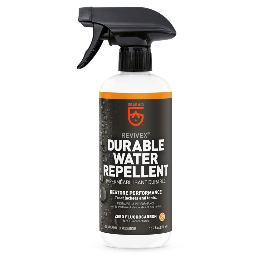 GEAR AID Revivex Durable Water Repellent (DWR) Spray for Waterproofing, Restoring Performance on Nylon Jackets, Gore-TEX, Paddle and Camping Gear, Non-aerosol 16.9 fl oz 🍁 All In One Marketplace Canada