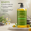 MAJESTIC PURE Arnica Massage Oil for Massage Therapy - with Lavender and Chamomile Essential Oils - Multipurpose Instant Absorption Full Body Massage - 8 fl. oz 🍁 All In One Marketplace Canada
