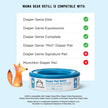 Mama Bear Diaper Pail Refills for Diaper Genie Pails, 270 Count (Pack of 4) 🍁 All In One Marketplace Canada
