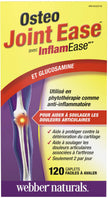 Webber Naturals Osteo Joint Ease with InflamEase and Glucosamine, Helps Ease Joint Pain Associated with Osteoarthritis, 120 Caplets 🍁 All In One Marketplace Canada