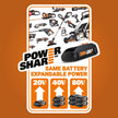 Worx WG154 20V PowerShare 10