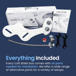 LUXE Bidet NEO 185 - Dual Nozzle, Self-Cleaning, Non-Electric Bidet Attachment for Toilet Seat, Adjustable Water Pressure, Rear & Feminine Wash (White) 🍁 All In One Marketplace Canada
