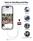 SD Card Reader for iPhone iPad Camera with USB C, Dual Card Slot USB 3.0 Memory Card Reader Supports SD/TF Card Trail Camera Viewer SD Card Adapter Portable Micro SD Card Reader No App Plug and Play 🍁 All In One Marketplace Canada