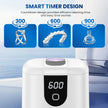 Ultrasonic Retainer Cleaner Machine, Upgraded 45kHz Ultrasonic Cleaner for Mouth Guard Braces, Night Guards, Toothbrush Heads & Jewlery with 200ML, 4 Modes and Digital Timer Dental Cleaning Pod (White) 🍁 All In One Marketplace Canada