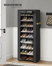 SONGMICS 10-Tier Shoe Rack, Shoe Storage Organizer Cabinet, Black URXJ10H01 🍁 All In One Marketplace Canada