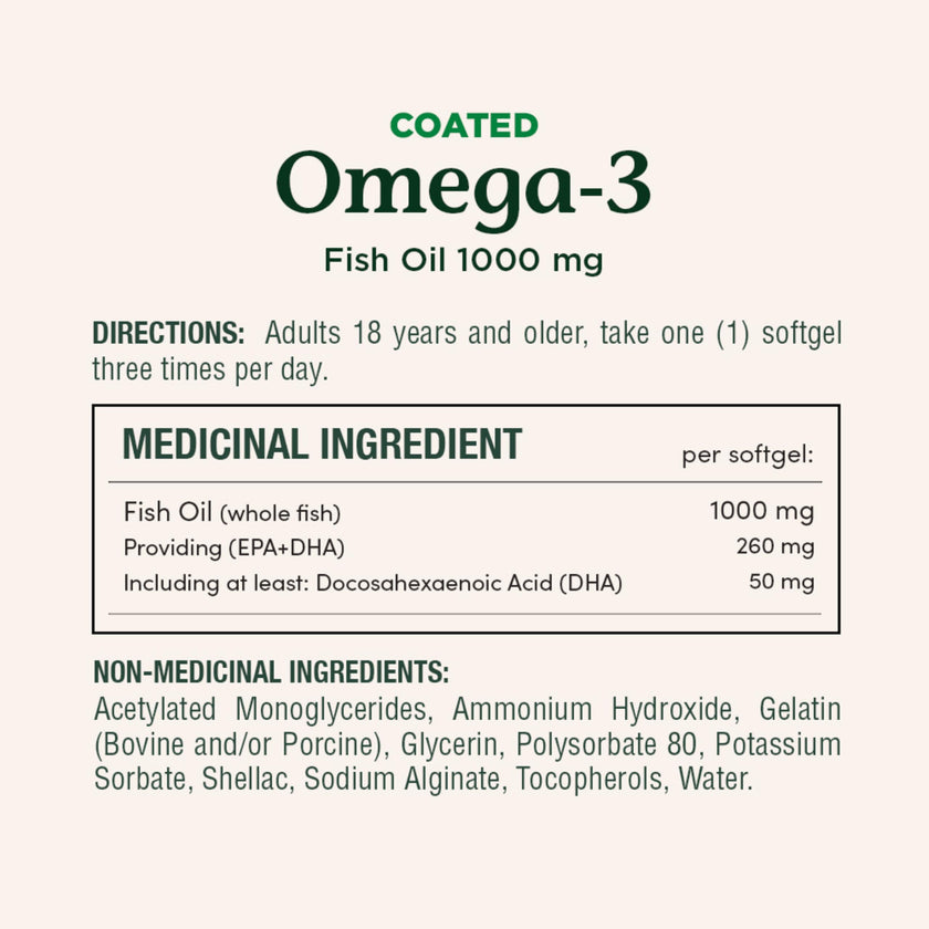 NATURE'S BOUNTY Omega-3 Fish Oil, 1000 mg, Softgels, 262.1 g 🍁 All In One Marketplace Canada