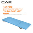 CAP Barbell Folding Exercise Mat – Durable, Anti-Tear, Thick Padding for Fitness, Aerobics, Gymnastics & Home Workouts. 72