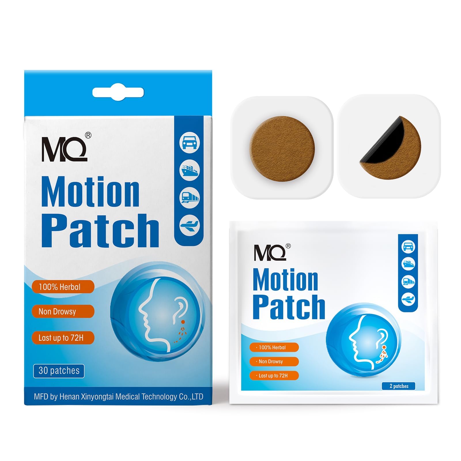 MQ Motion Sickness Patch,30 Count/Box 🍁 All In One Marketplace Canada