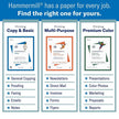 Hammermill Printer Paper, Laser Print Copy Paper, 32lb, 8.5 x 11, Letter, 98 Bright - 1 Pack / 500 Sheets (104646R) 🍁 All In One Marketplace Canada