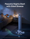 DREO Tower Fan 42 Inch, Cruiser Pro T1 Quiet Oscillating Bladeless Fan with Remote, 6 Speeds, 4 Modes, LED Display, 12H Timer, White Floor Standing Fan Powerful for Indoor Home Bedroom Office Room 🍁 All In One Marketplace Canada