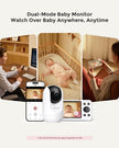 Momcozy Smart WiFi Baby Monitor with Camera and Audio, 5