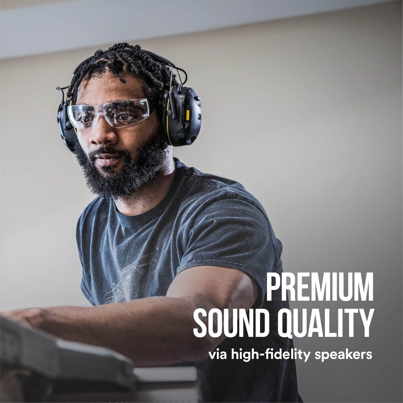 3M WorkTunes Connect Wireless Hearing Protector with Bluetooth Technology, Bluetooth Hearing Protection with a 26 dB Noise Reduction Rating 🍁 All In One Marketplace Canada