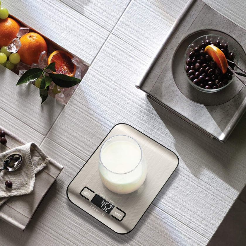 CROWNFUL Food Scale, 11lb Digital Kitchen Scales Weight Ounces and Grams for Cooking and Baking, 6 Units with Tare Function (Battery Included) 🍁 All In One Marketplace Canada