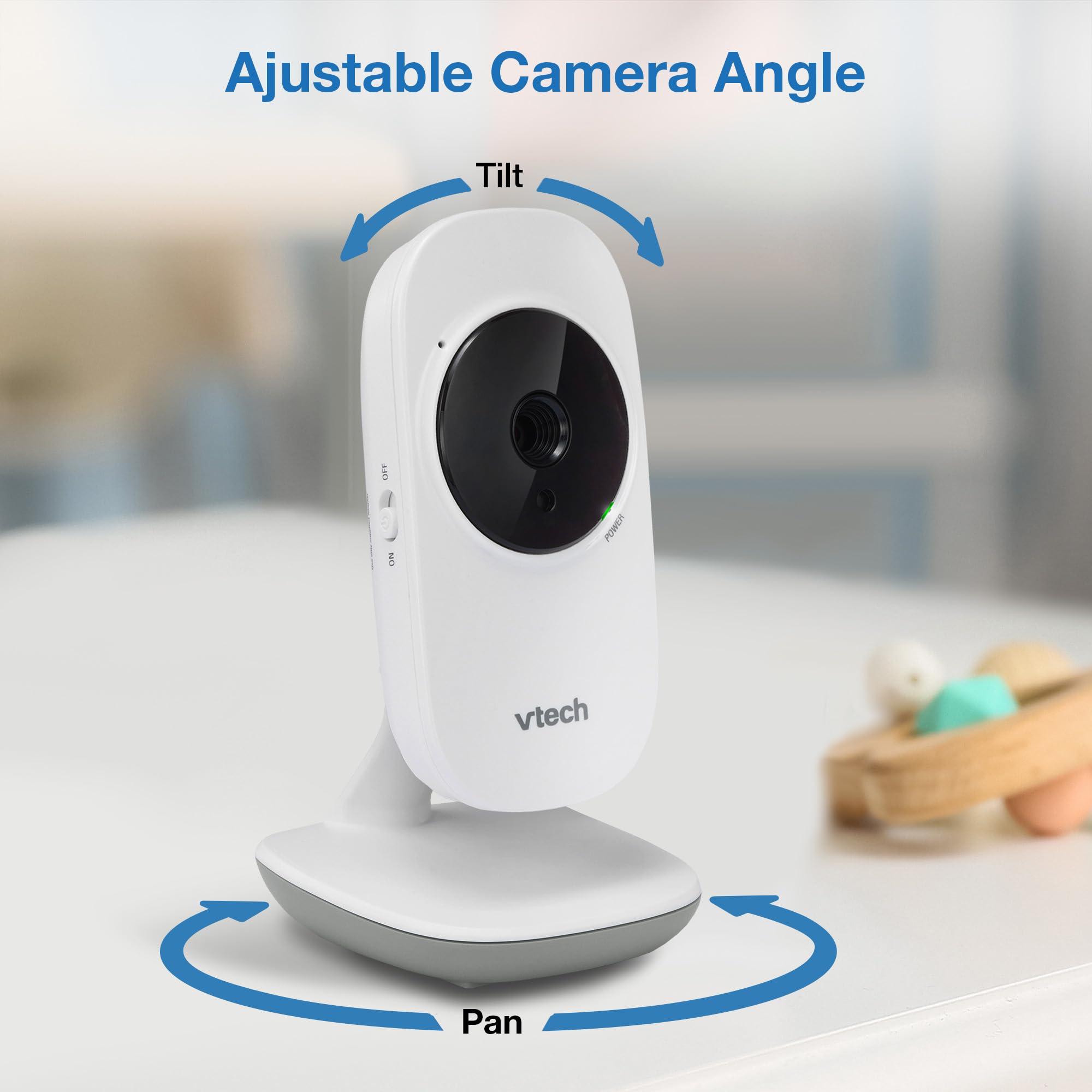 VTech VM819-2 Baby Monitor, 2.8” Screen, 2 Cameras, 1000ft Range, Night Vision, 2-Way Audio, Temperature Sensor, Lullabies, Secured Transmission No WiFi 🍁 All In One Marketplace Canada
