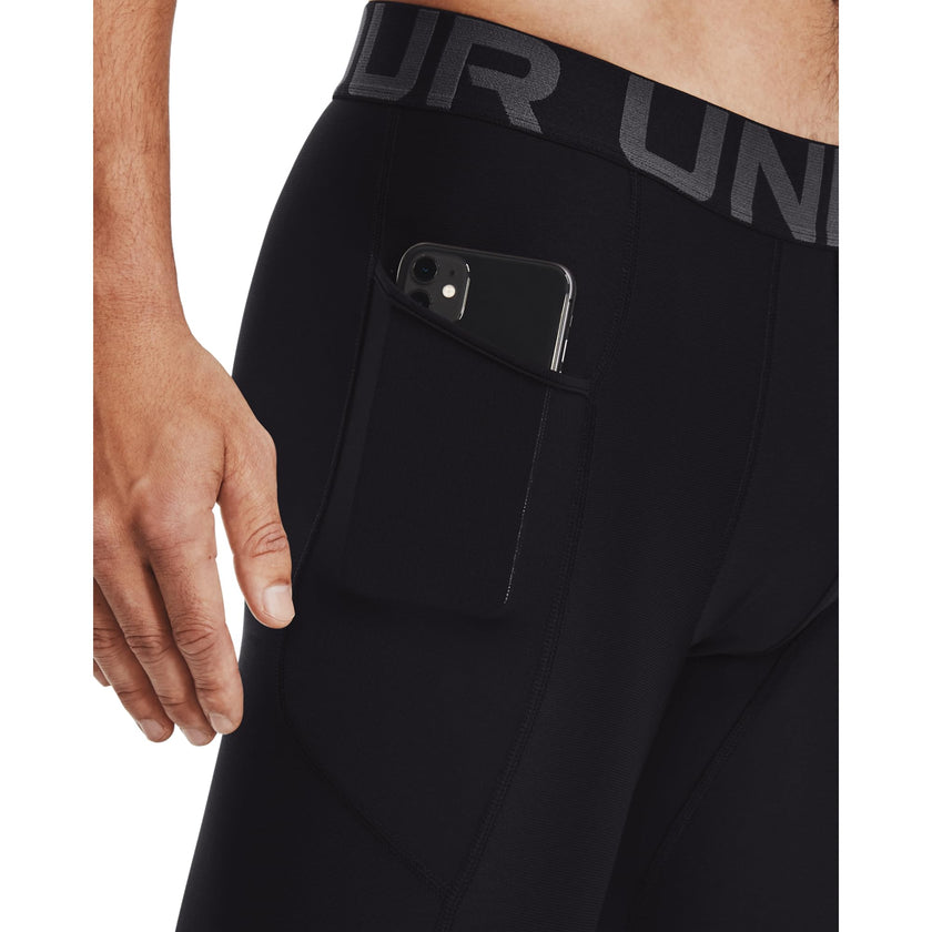 Under Armour Men's Armour HeatGear Leggings , Black (001)/Pitch Gray, Medium 🍁 All In One Marketplace Canada