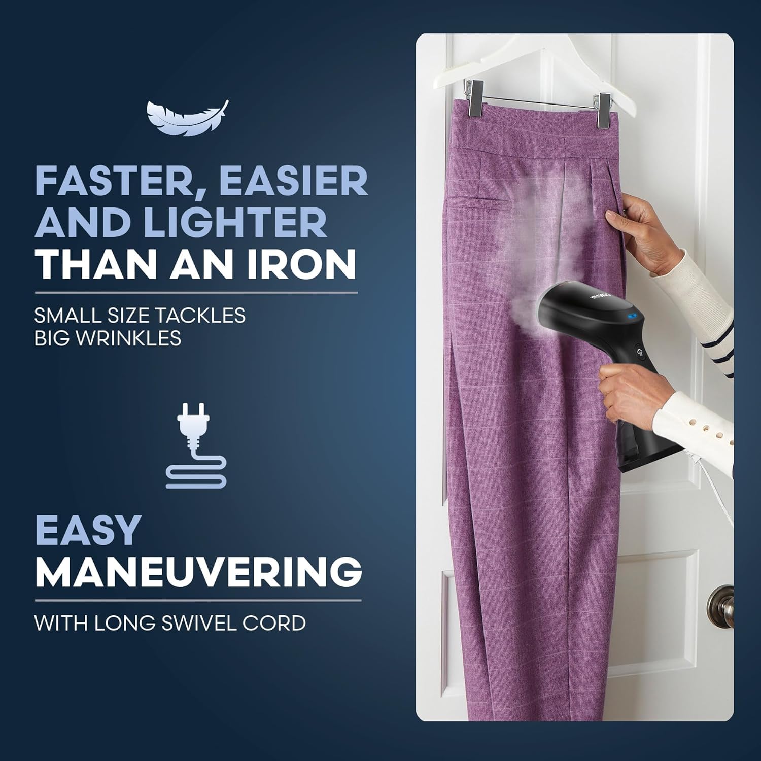Conair Compact Garment Steamer for Clothes, 1100 watts, Small Size Tackles Big Wrinkles with Fast Heat Up 🍁 All In One Marketplace Canada