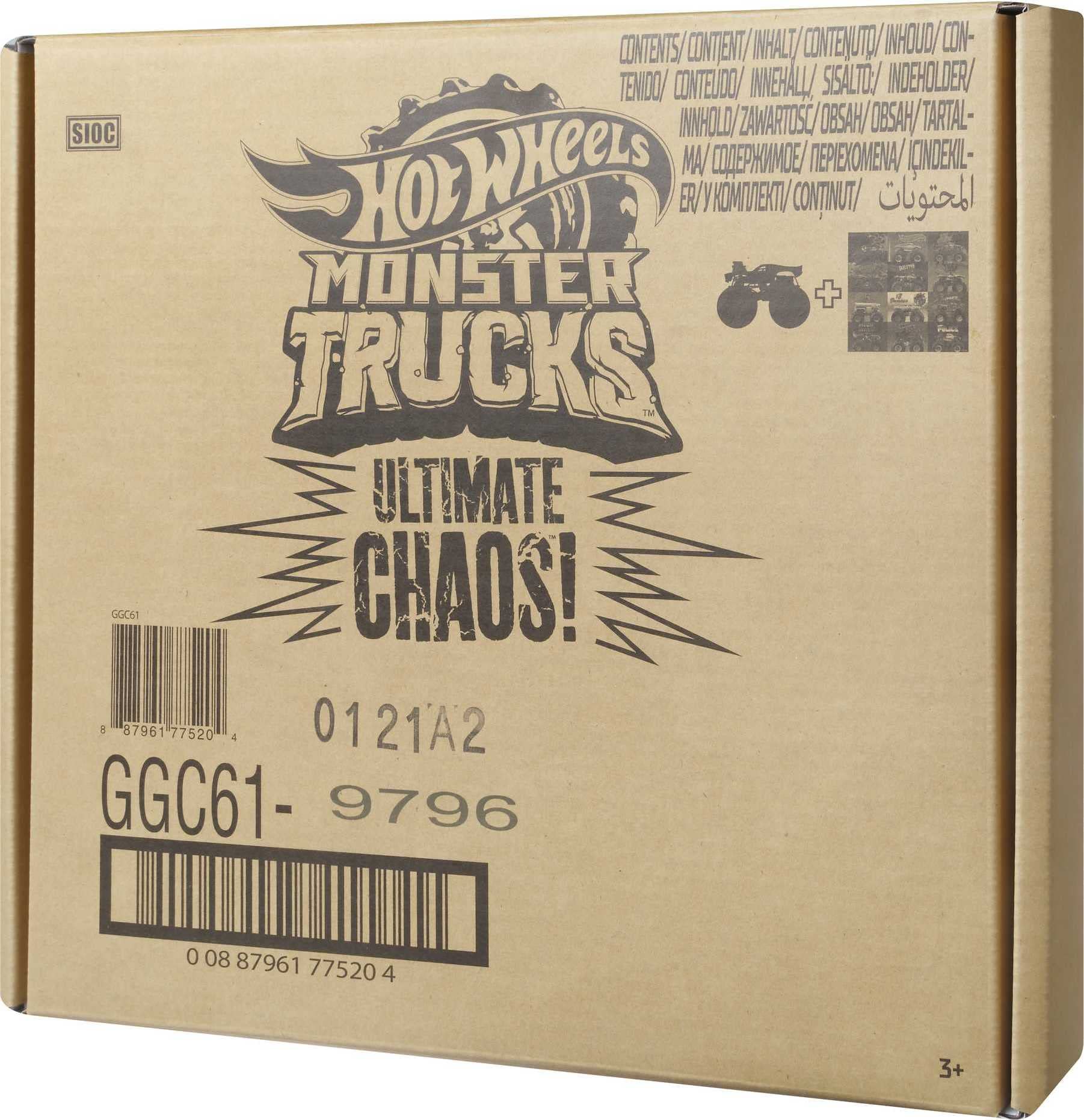 Hot Wheels Monster Trucks 1:64 Scale Die-Cast Ultimate Chaos 12 Pack Toy Vehicles for Kids Ages 3 years and older 🍁 All In One Marketplace Canada