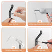 susswiff 10-Pack Coat Hook for Hanging, 10KG (Max), Stainless Wall Hooks for Towel, Hat, Backpack, Key, Clothes, Wall Mounted Coat Hanger for Closet, Black 10 CM 🍁 All In One Marketplace Canada