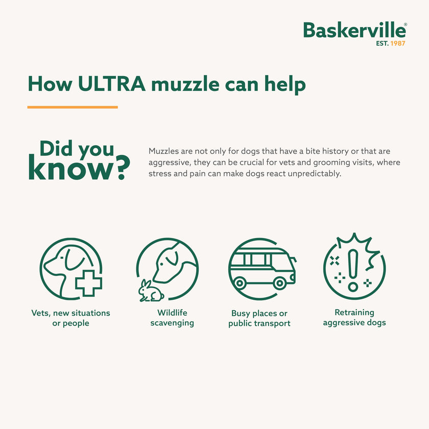 Baskerville ULTRA Dog Muzzle | Size 4 🍁 All In One Marketplace Canada