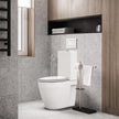 Quiet-Close Toilet Seat Round, Slow Close & Quick Release, Adjustable Quick Screw Attach Non-Slip Hinges, Easy to Install, Universal Fit 🍁 All In One Marketplace Canada