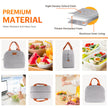 Lunch Bag for Women & Men Adult Insulated Lunch Box, Small Leakproof Cooler Food Lunch Containers Reusable High Capacity Lunch Tote Bags for Work, Travel, Outdoor 🍁 All In One Marketplace Canada