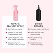 DESIGNME PUFF.ME Sea Salt Spray | Sea Salt Texture Spray for Beach Waves, Volume & Tousled Texture | Soft Hold, Lightweight Hydration & Non-Drying Sea Salt Hair Spray for Women 🍁 All In One Marketplace Canada