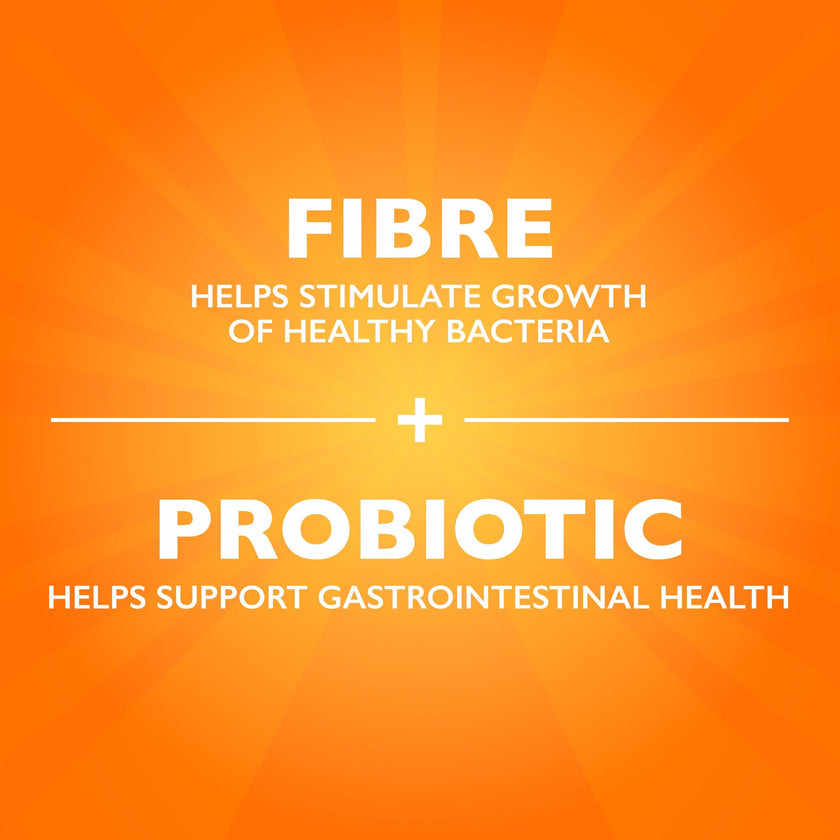 Metamucil Daily Fibre Gummies with Probiotics, Fuit Flavour, Daily Prebiotic + Probiotic, Fibre Supplement for Adults, Gelatin-Free, 50 Count 🍁 All In One Marketplace Canada