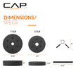 CAP Barbell 40-Pound Adjustable Cement Dumbbell Set – Versatile Vinyl Coated Weights for Home Gym Excellence 🍁 All In One Marketplace Canada