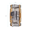 Crankbrothers 10755 Multi Bicycle Tool 17-Function, Gold 🍁 All In One Marketplace Canada