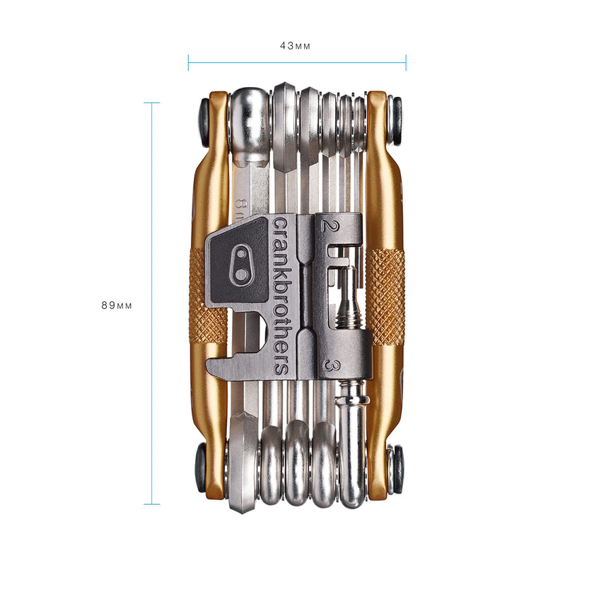 Crankbrothers 10755 Multi Bicycle Tool 17-Function, Gold 🍁 All In One Marketplace Canada