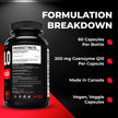Nutratology® Coenzyme Q10 (CoQ10) 200MG - Cardiovascular Health Support - Antioxidant for Heart Health - Helps Reduce the Frequency of Migraines - CoQ10 Supplement - 60 Capsules 🍁 All In One Marketplace Canada
