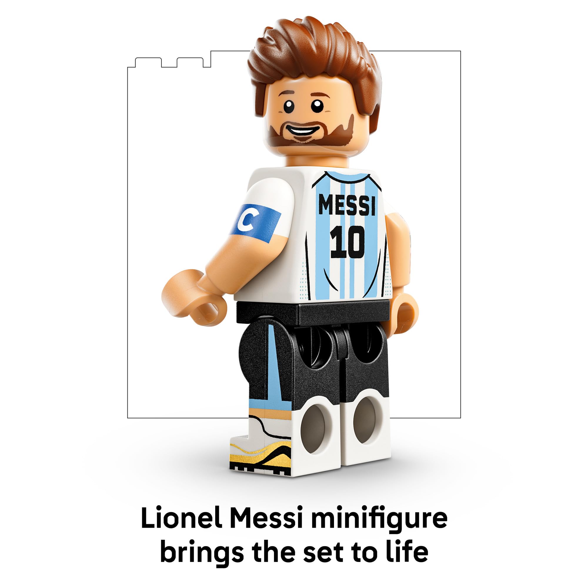 LEGO Editions Lionel Messi – Soccer Highlights - Building Set for Boys & Girls, Ages 10+ - Collectible Soccer Gift with Plaque - Kids Bedroom or Shelf Decor - 43011 🍁 All In One Marketplace Canada